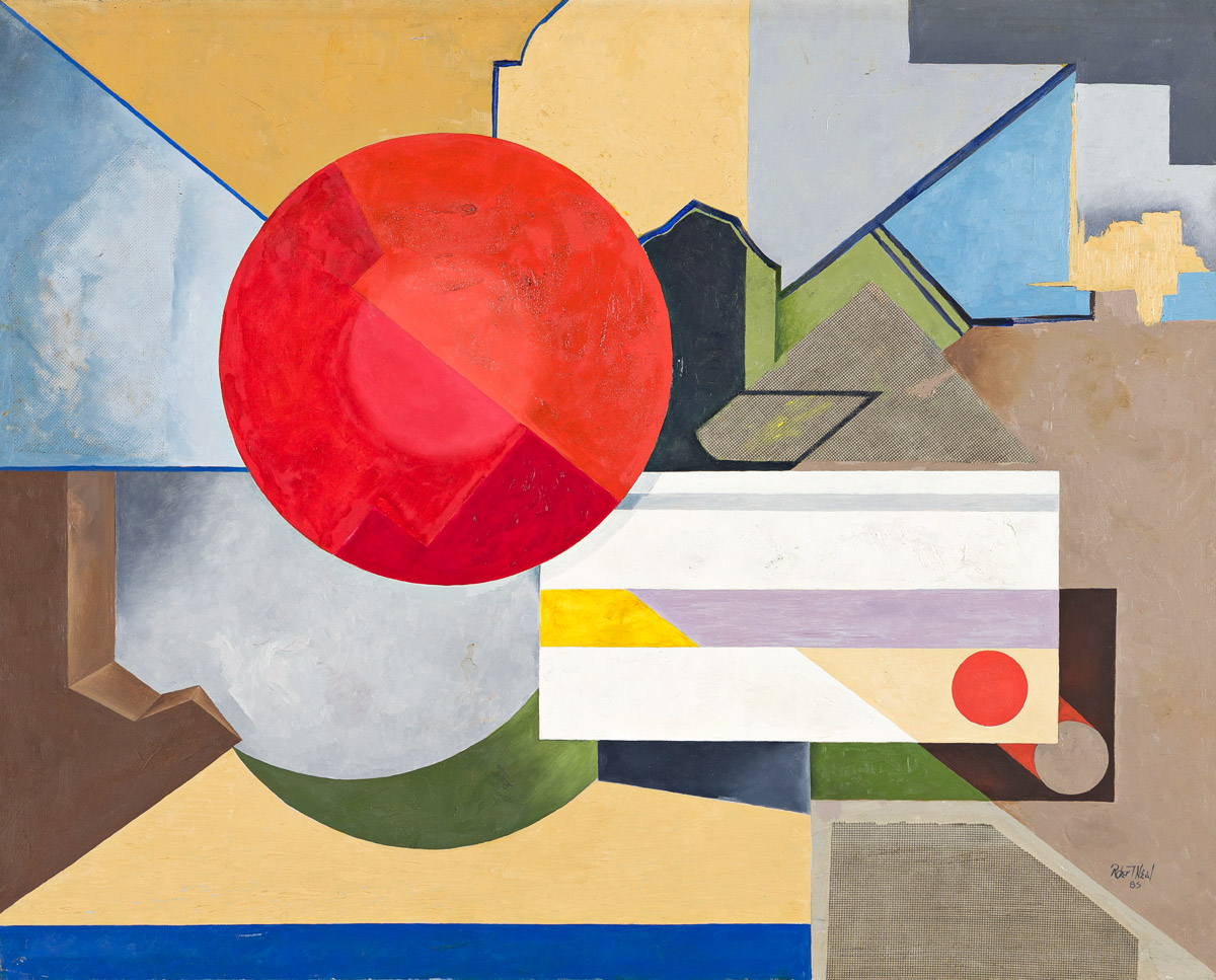 ROBERT LEE NEAL (1916 - 1987, AMERICAN) Untitled, (Abstraction).